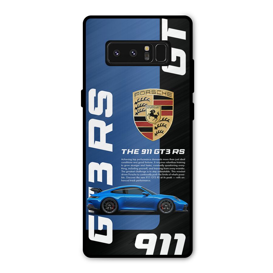 Hyper Car Metal Back Case for Galaxy Note 8