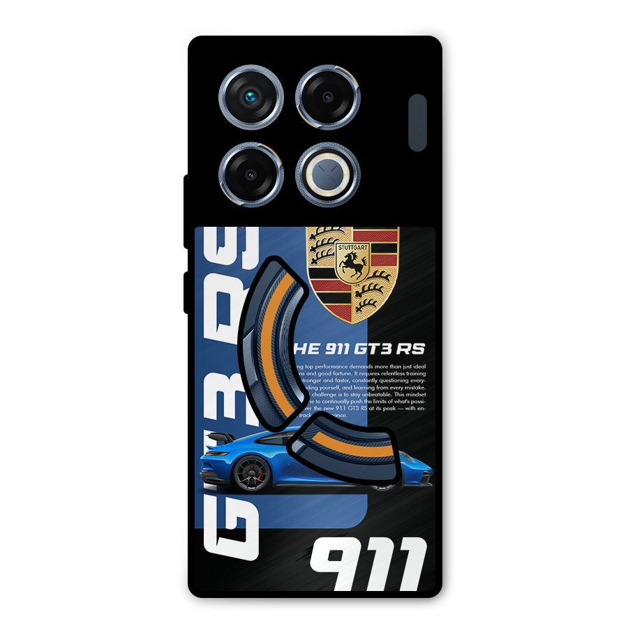 Hyper Car Metal Back Case for Infinix GT 20 Pro