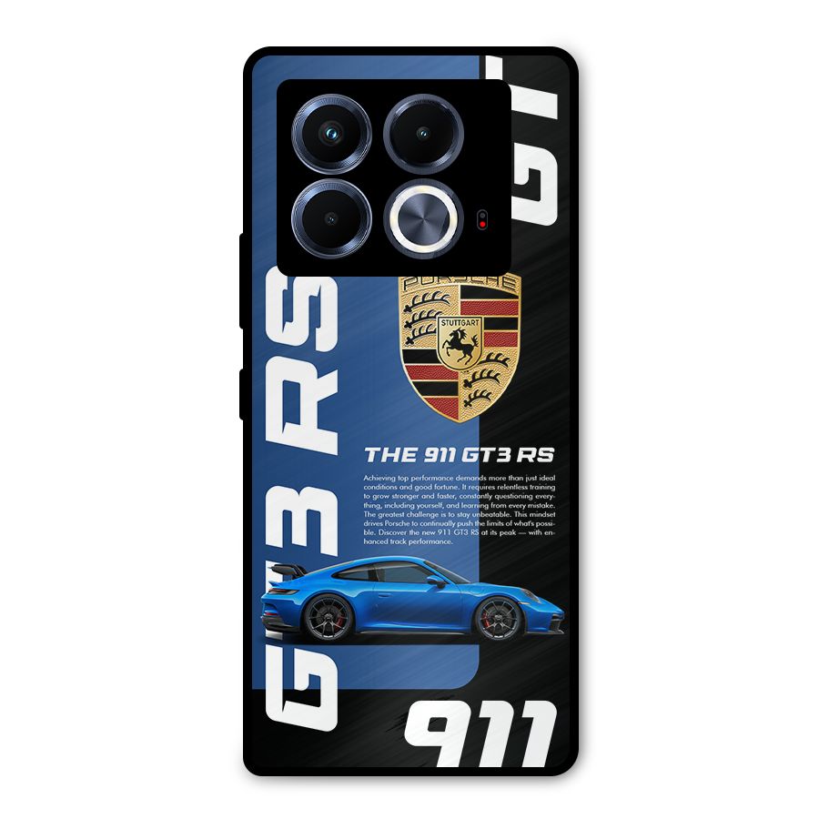 Hyper Car Metal Back Case for Infinix Note 40 5G