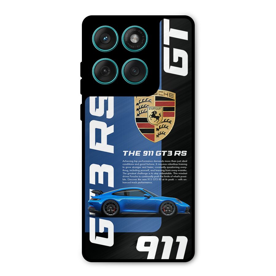 Hyper Car Metal Back Case for Motorola Edge 60 Fusion