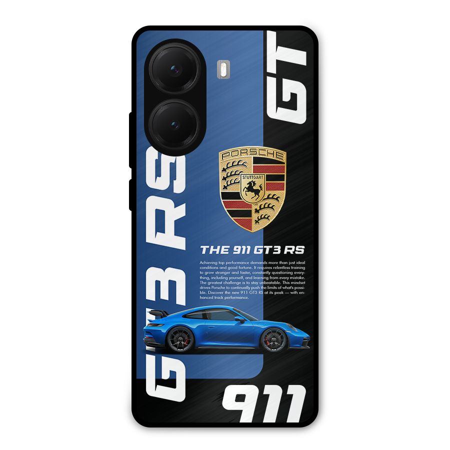 Hyper Car Metal Back Case for Poco X7 Pro