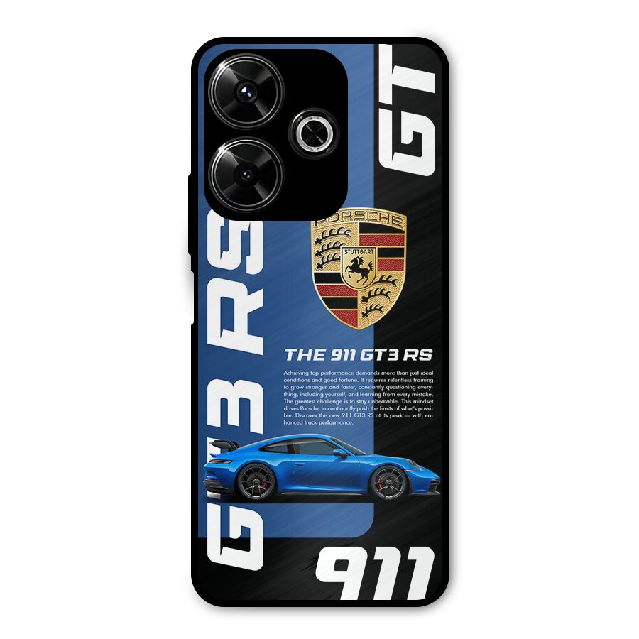 Hyper Car Metal Back Case for Redmi 13 5G