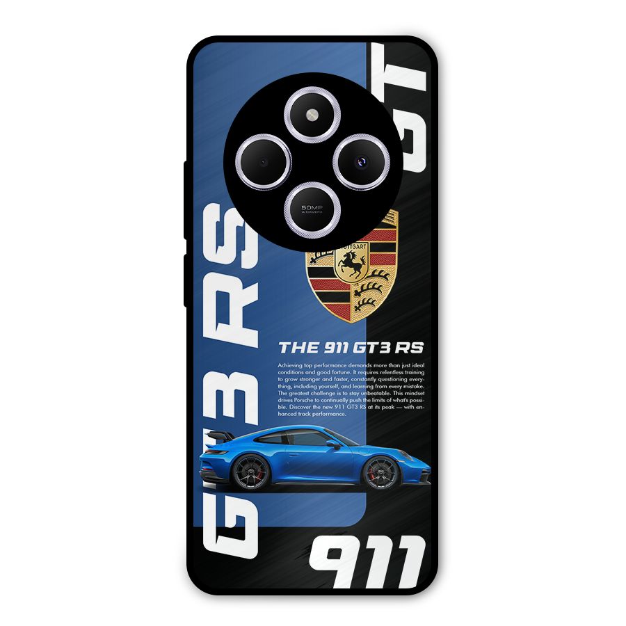 Hyper Car Metal Back Case for Redmi 14C