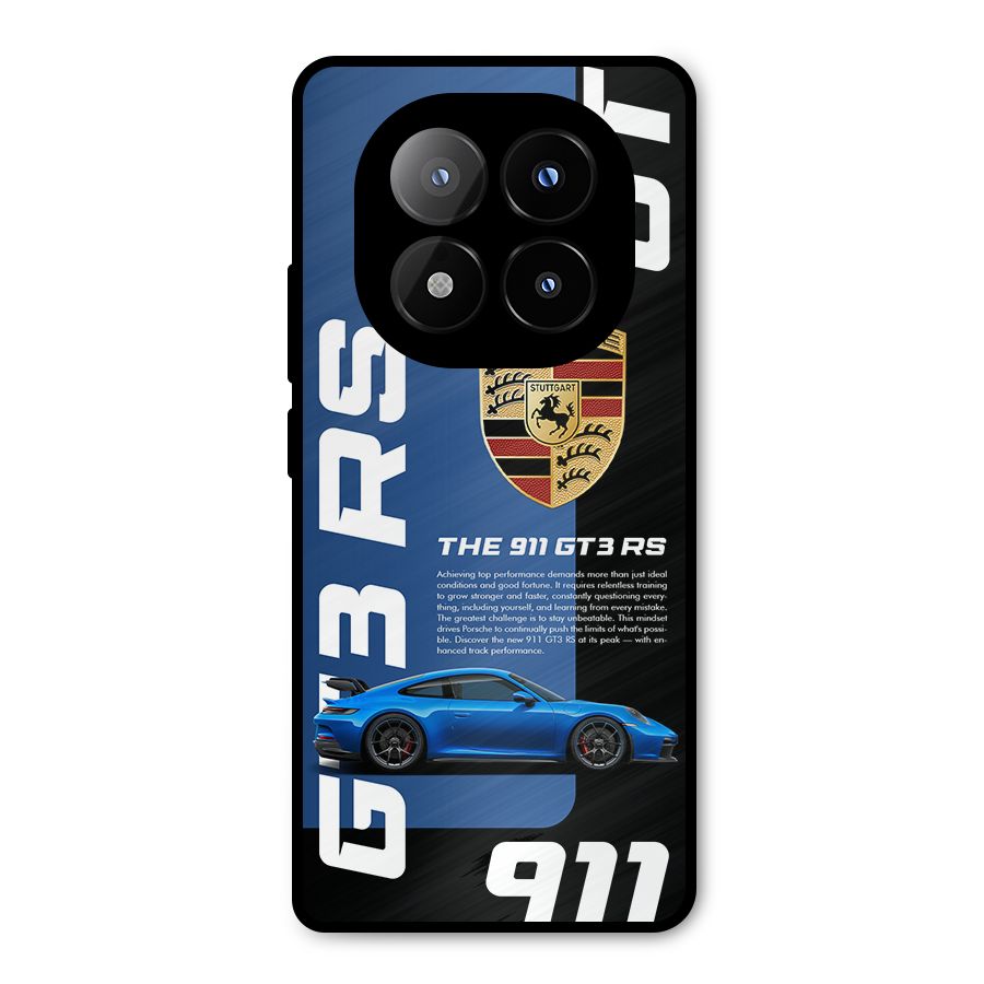 Hyper Car Metal Back Case for Redmi Note 14 Pro Plus 5G