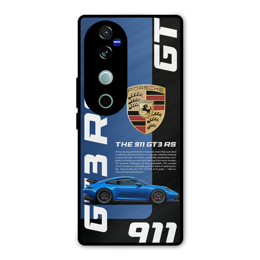 Hyper Car Metal Back Case for Vivo V40 Pro