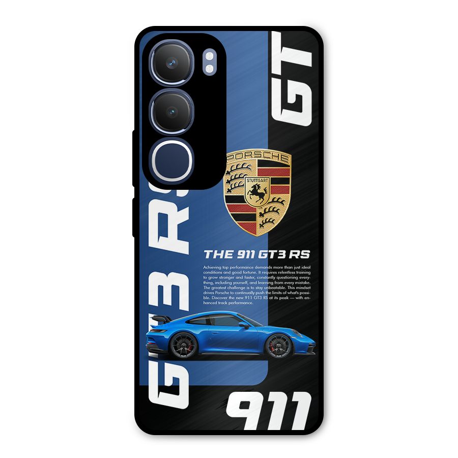 Hyper Car Metal Back Case for Vivo Y29