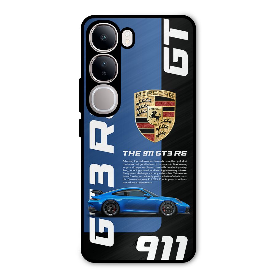 Hyper Car Metal Back Case for Vivo Y300