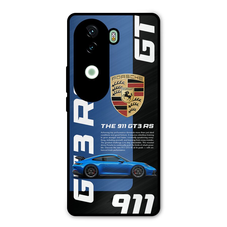 Hyper Car Metal Back Case for iQOO Z9s