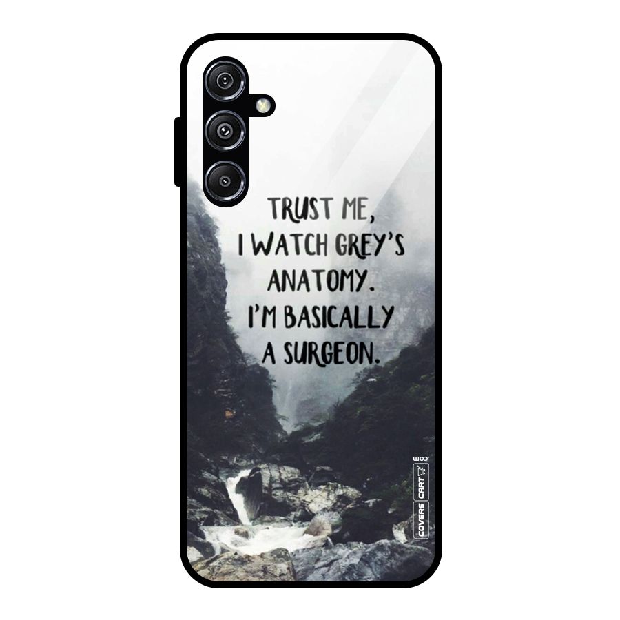 I Am A Surgeon Glass Back Case for Galaxy M34 5G