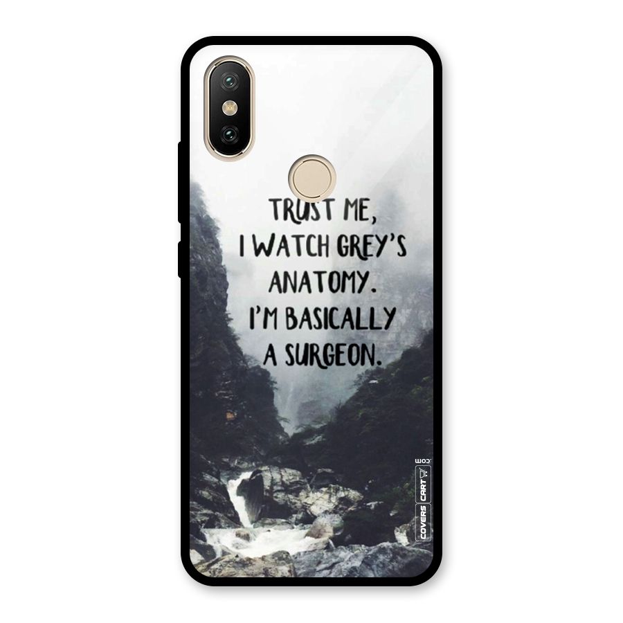 I Am A Surgeon Glass Back Case for Redmi A2