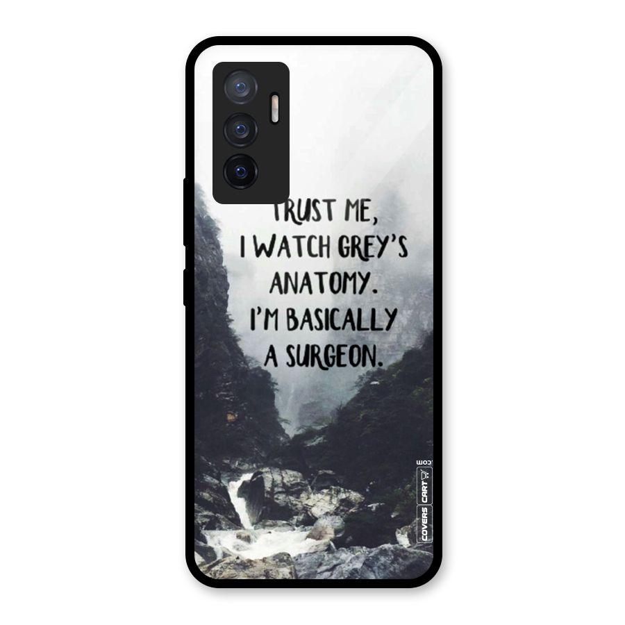 I Am A Surgeon Glass Back Case for Vivo V23e