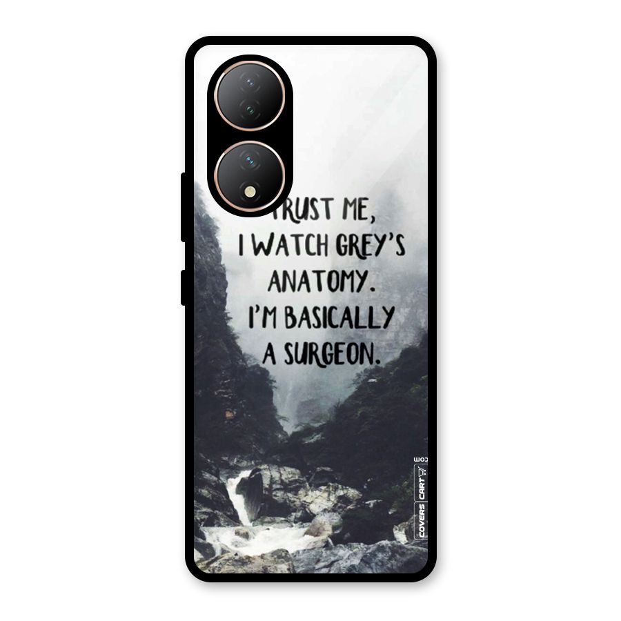 I Am A Surgeon Glass Back Case for Vivo Y100A