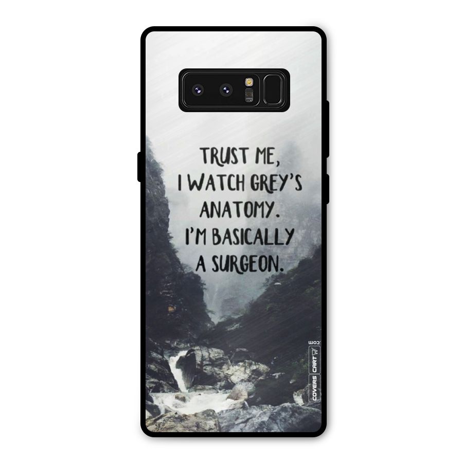 I Am A Surgeon Metal Back Case for Galaxy Note 8