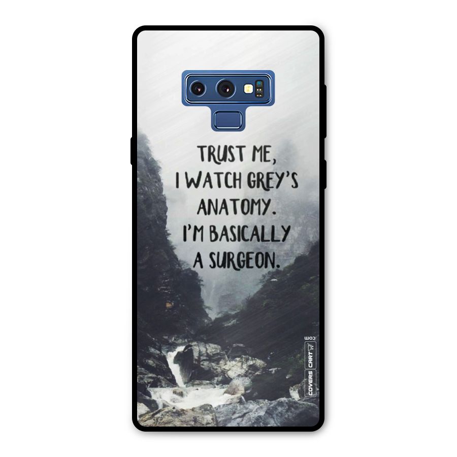 I Am A Surgeon Metal Back Case for Galaxy Note 9