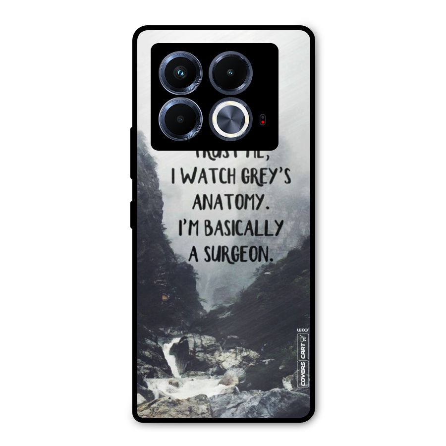 I Am A Surgeon Metal Back Case for Infinix Note 40 5G