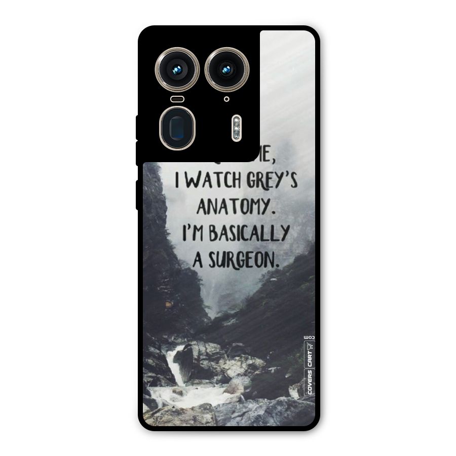 I Am A Surgeon Metal Back Case for Motorola Edge 50 Ultra