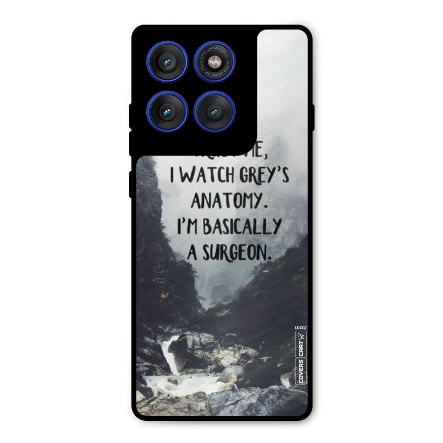 I Am A Surgeon Metal Back Case for Motorola Edge 60 Pro