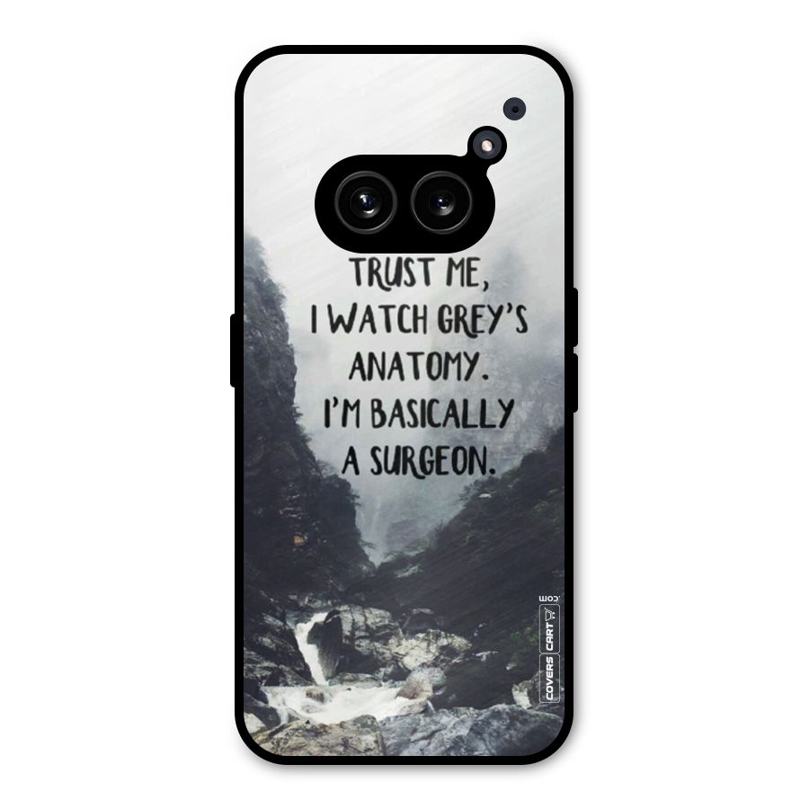 I Am A Surgeon Metal Back Case for Nothing Phone 2a Plus