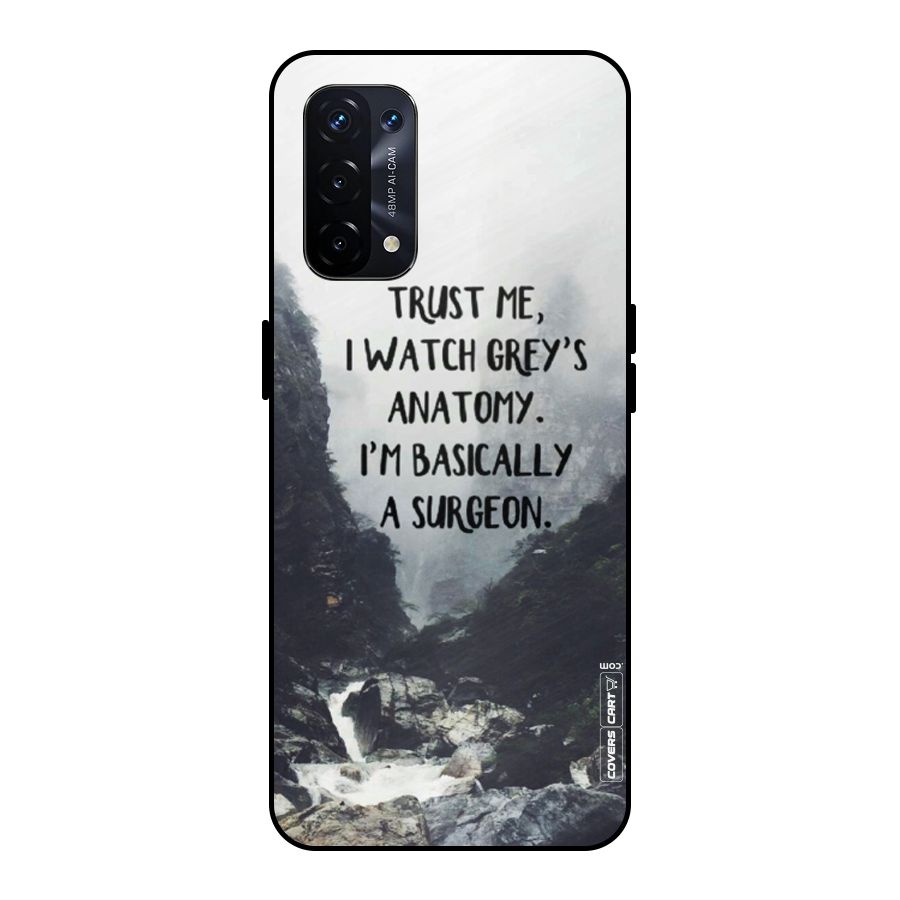 I Am A Surgeon Metal Back Case for Oppo A74 5G