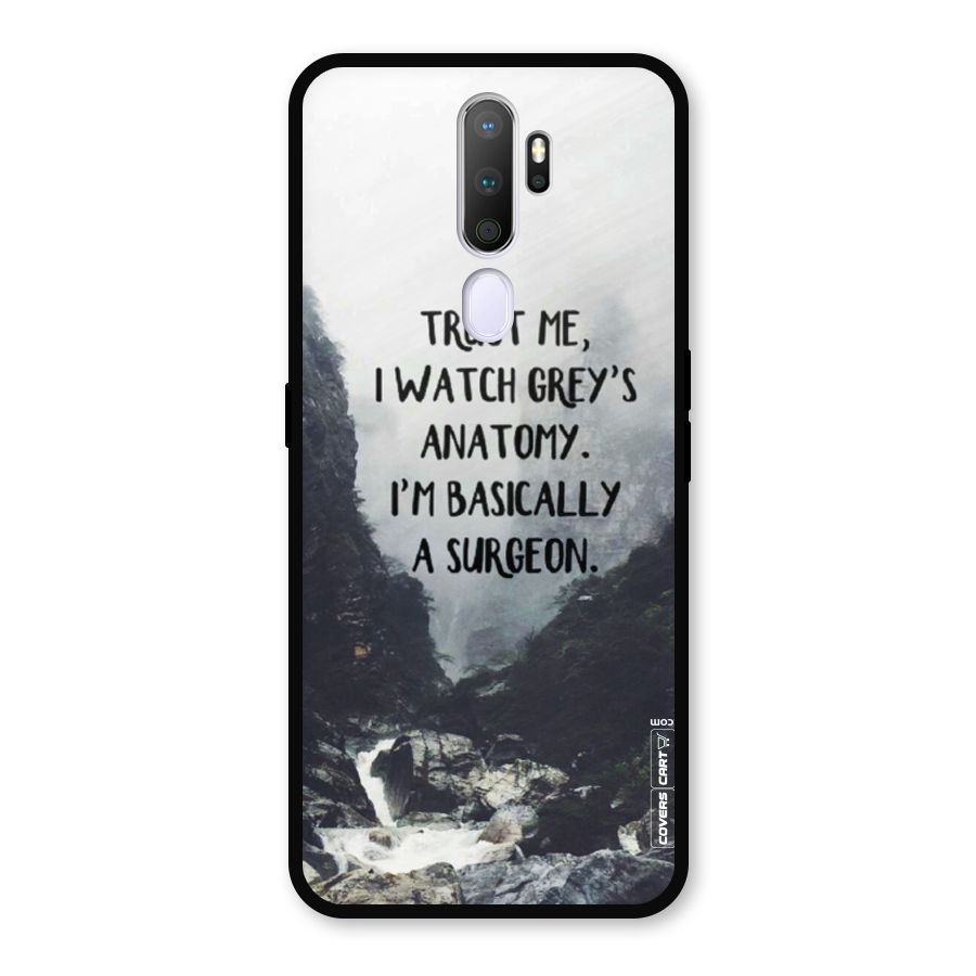 I Am A Surgeon Metal Back Case for Oppo A9 (2020)