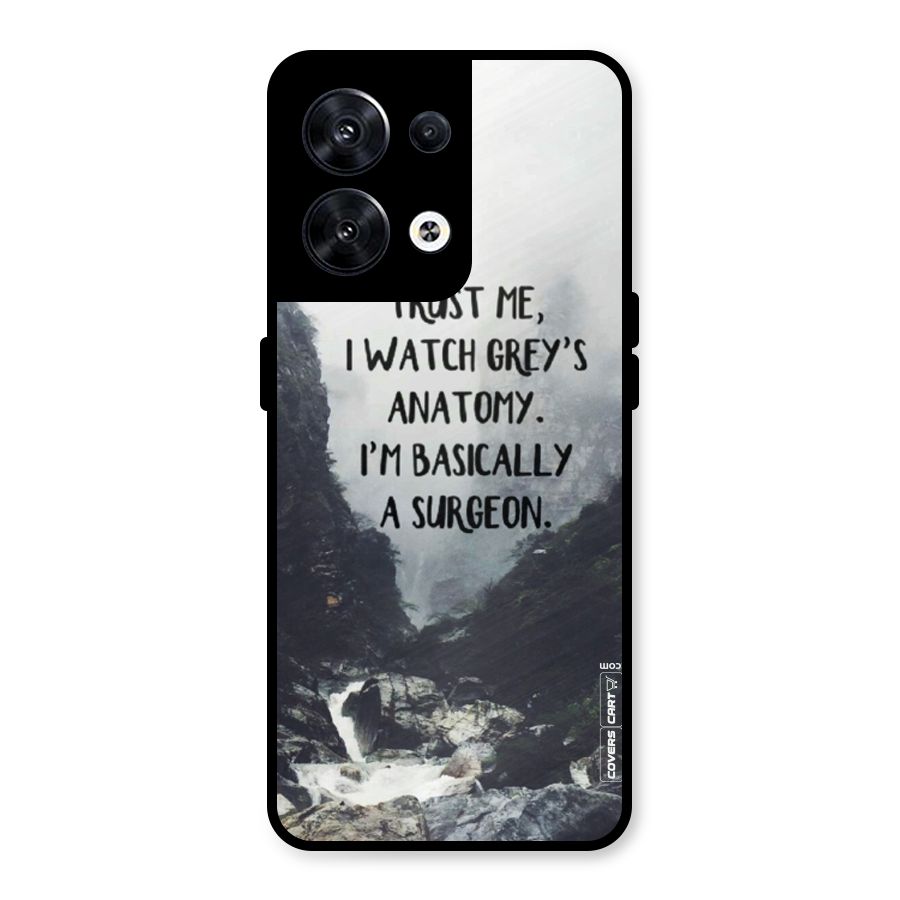 I Am A Surgeon Metal Back Case for Oppo Reno8 5G