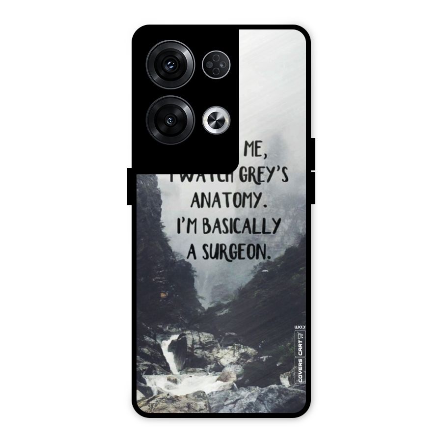 I Am A Surgeon Metal Back Case for Oppo Reno8 Pro 5G