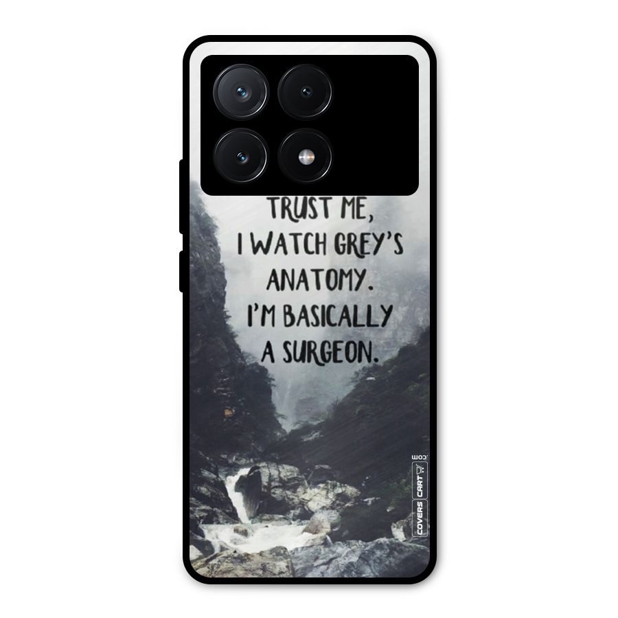 I Am A Surgeon Metal Back Case for Poco X6 Pro