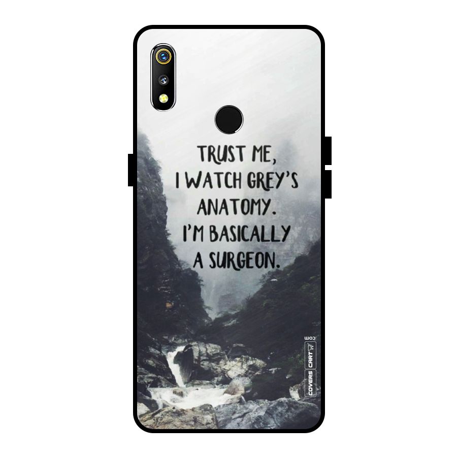 I Am A Surgeon Metal Back Case for Realme 3