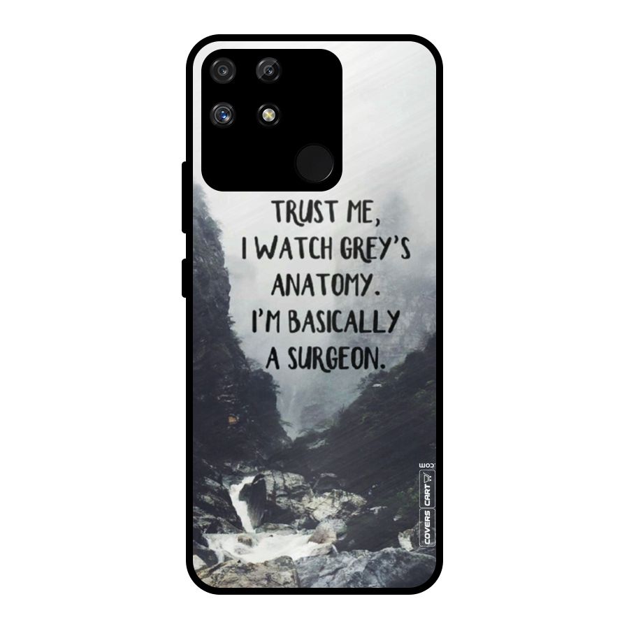 I Am A Surgeon Metal Back Case for Realme Narzo 50A