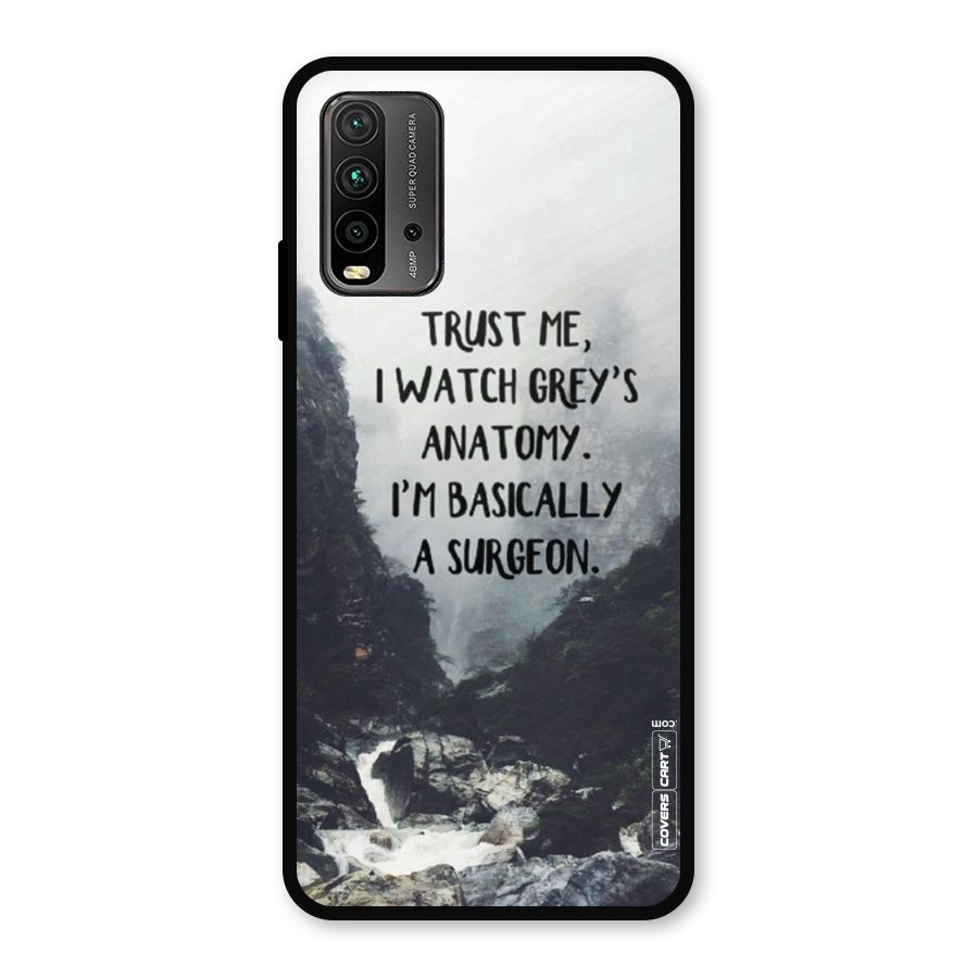 I Am A Surgeon Metal Back Case for Redmi 9 Power