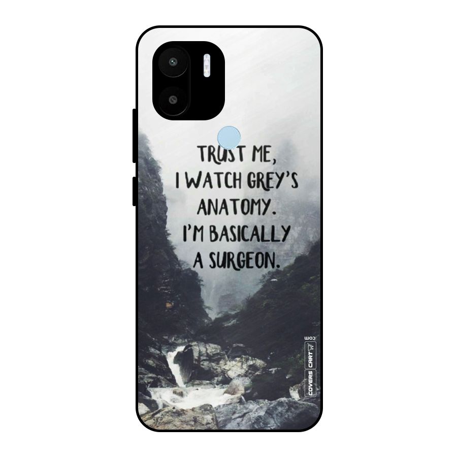 I Am A Surgeon Metal Back Case for Redmi A1+