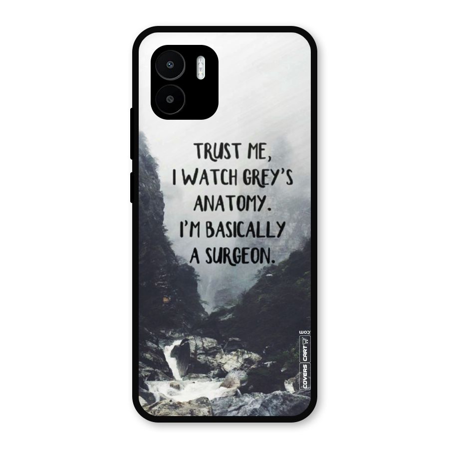 I Am A Surgeon Metal Back Case for Redmi A2