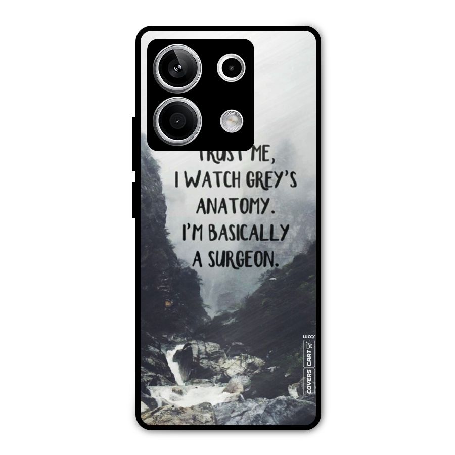 I Am A Surgeon Metal Back Case for Redmi Note 13 5G