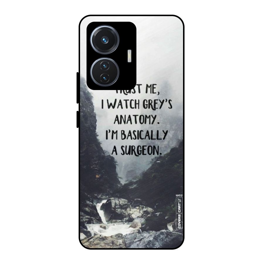 I Am A Surgeon Metal Back Case for Vivo T1 44W
