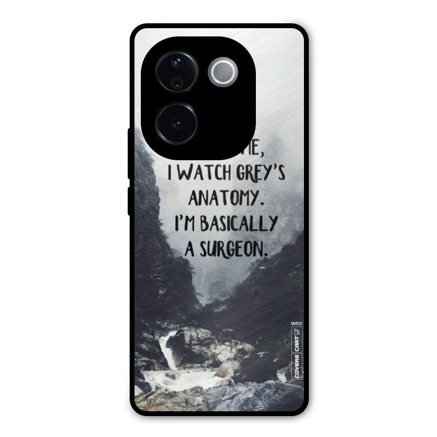 I Am A Surgeon Metal Back Case for Vivo T3 Pro