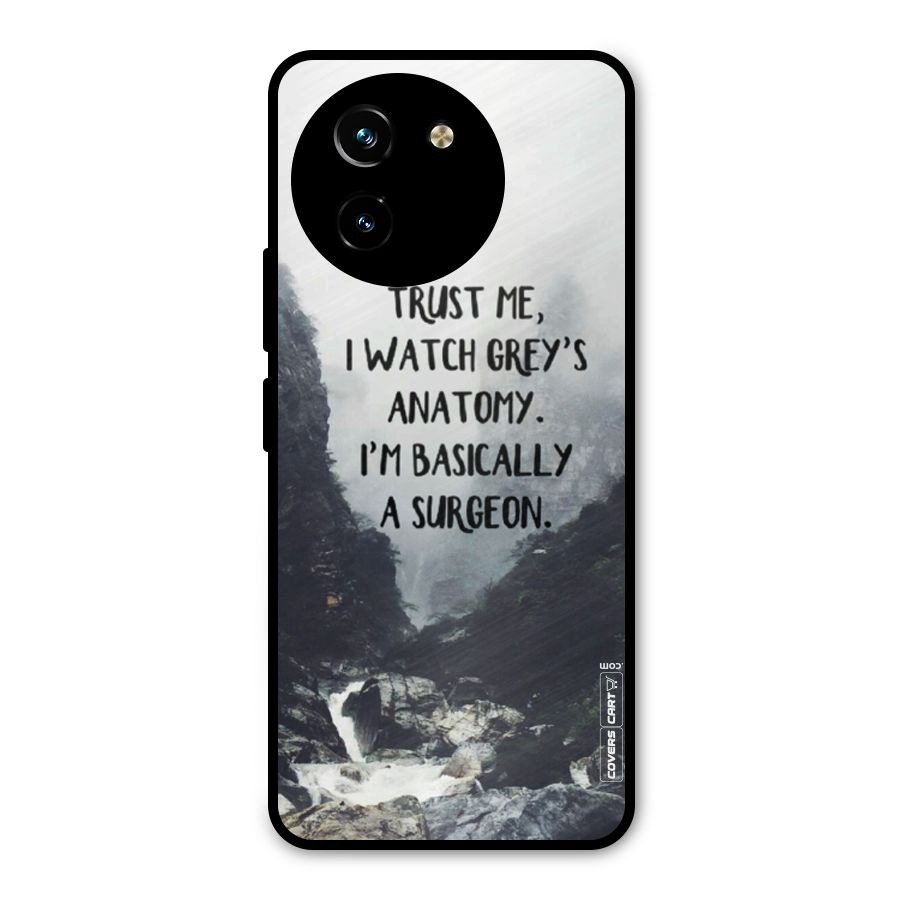 I Am A Surgeon Metal Back Case for Vivo T3x