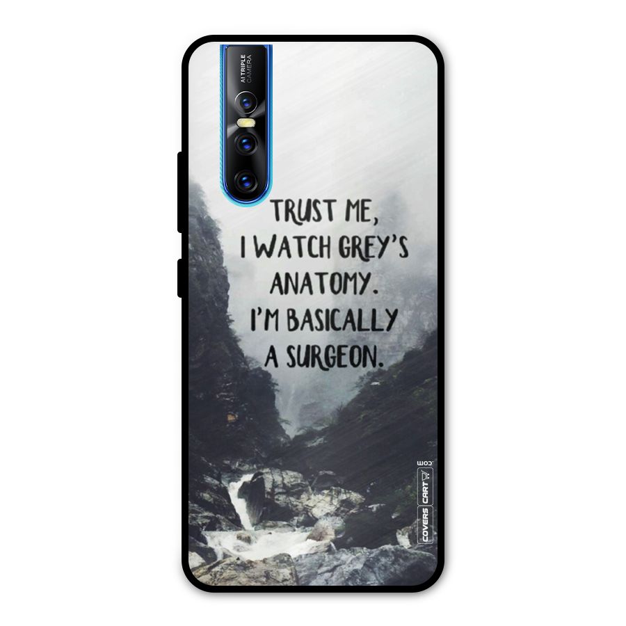 I Am A Surgeon Metal Back Case for Vivo V15 Pro
