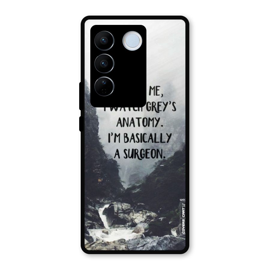 I Am A Surgeon Metal Back Case for Vivo V27
