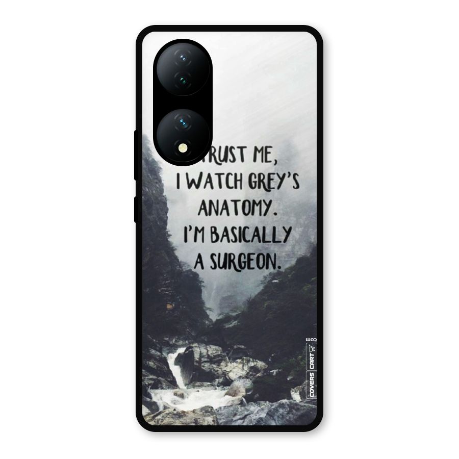 I Am A Surgeon Metal Back Case for Vivo Y100a