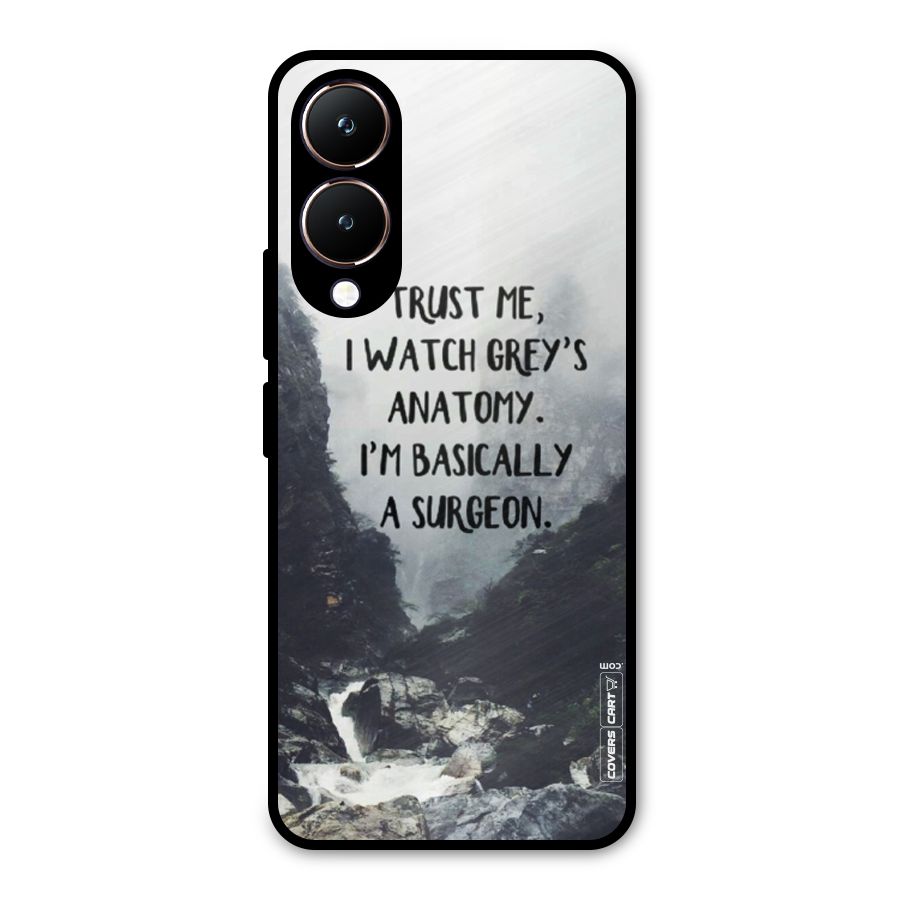I Am A Surgeon Metal Back Case for Vivo Y28