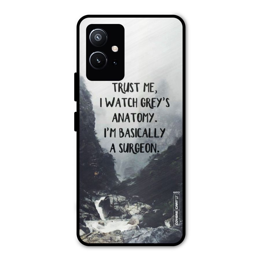I Am A Surgeon Metal Back Case for Vivo Y75 5G