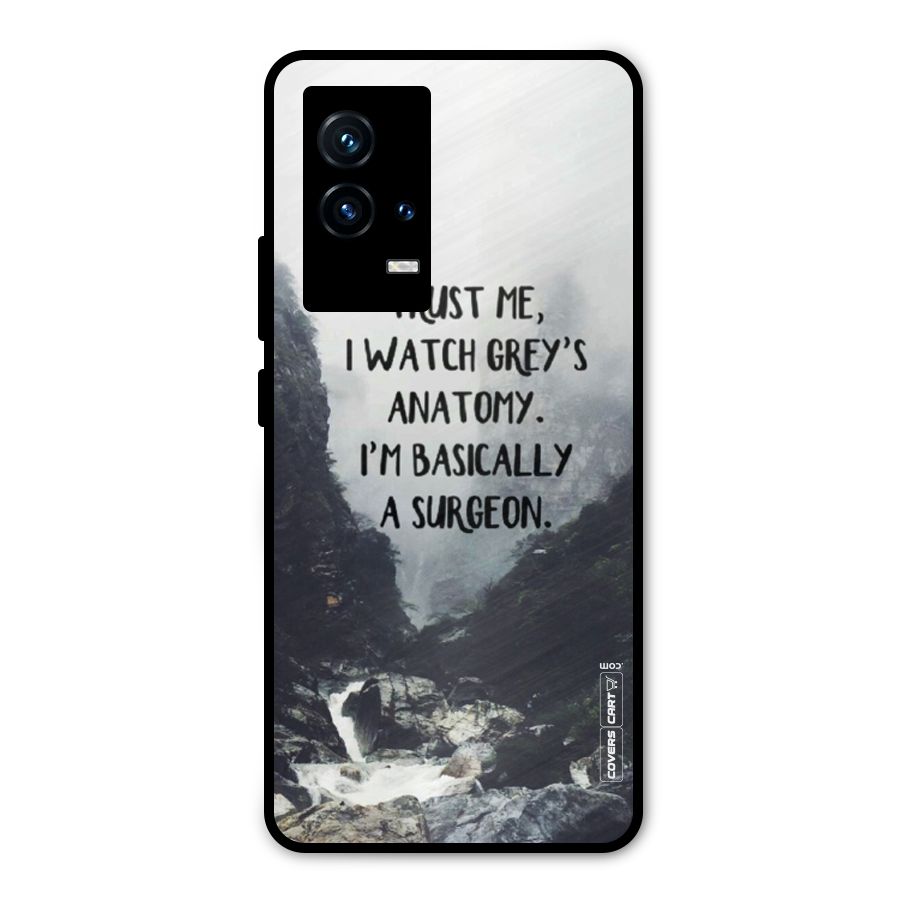 I Am A Surgeon Metal Back Case for iQOO 9 5G