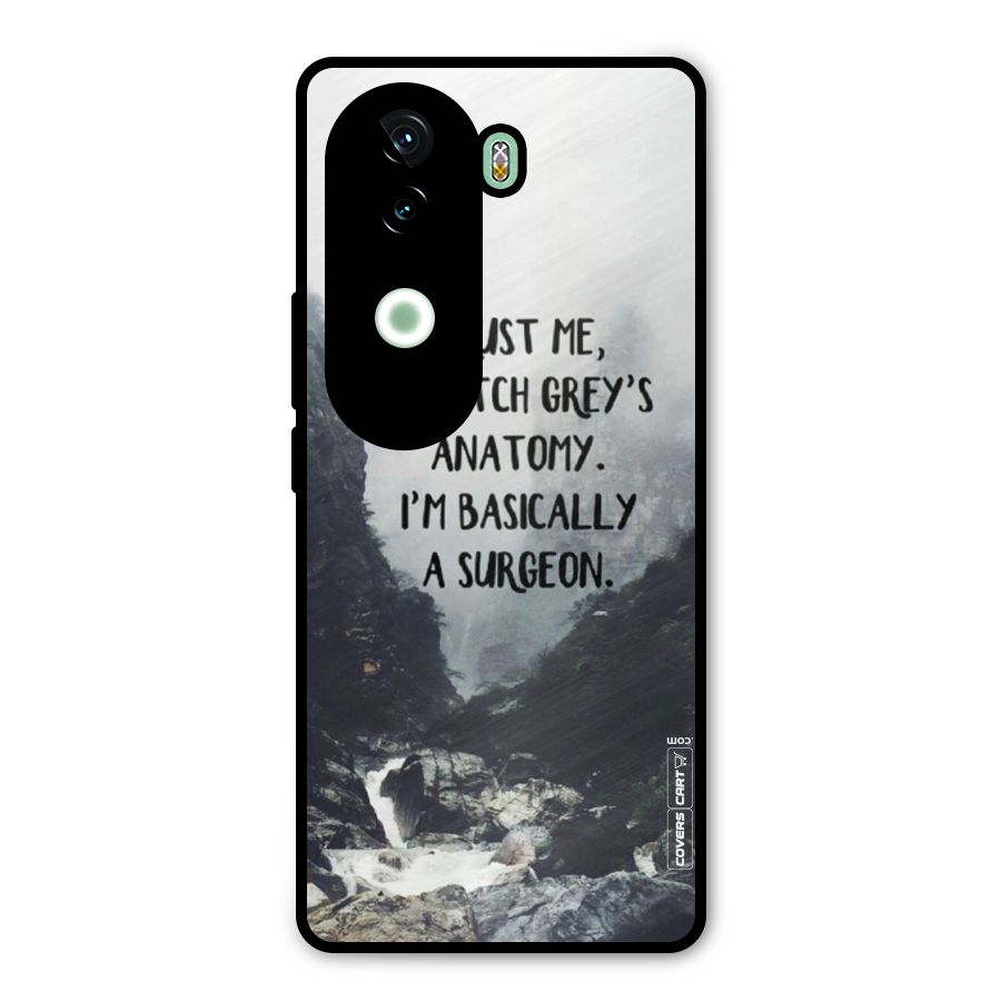 I Am A Surgeon Metal Back Case for iQOO Z9s