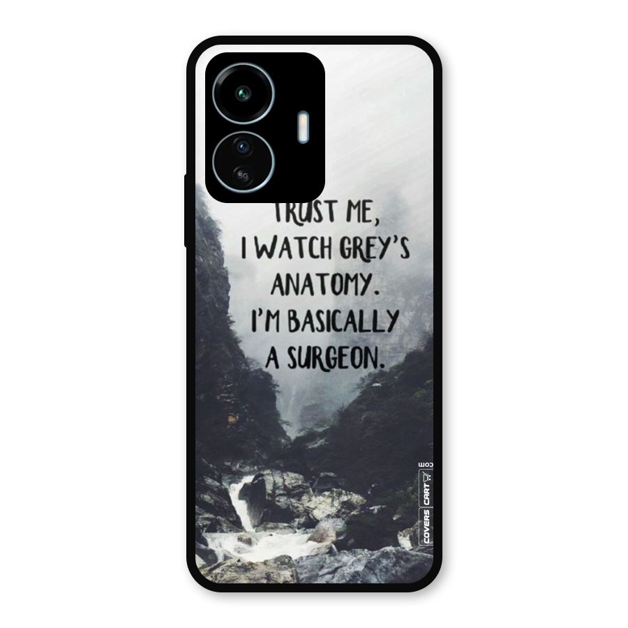 I Am A Surgeon Metal Back Case for vivo iQOO Z6 Lite 5G