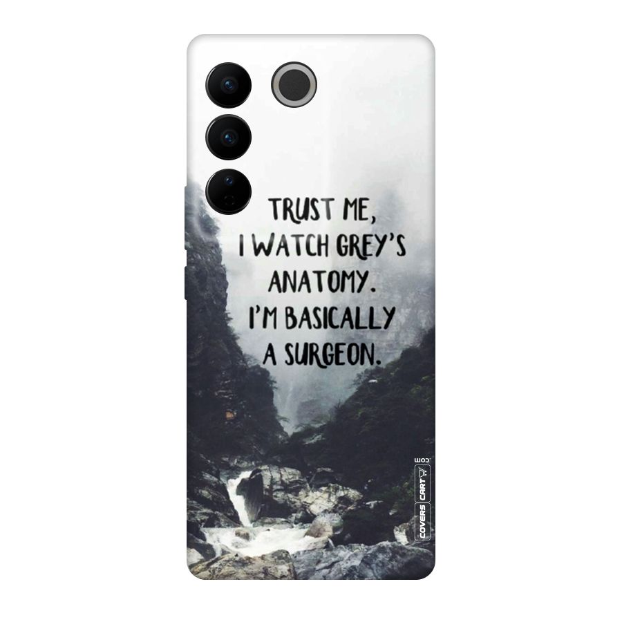 I Am A Surgeon Original Polycarbonate Back Case for Vivo V27