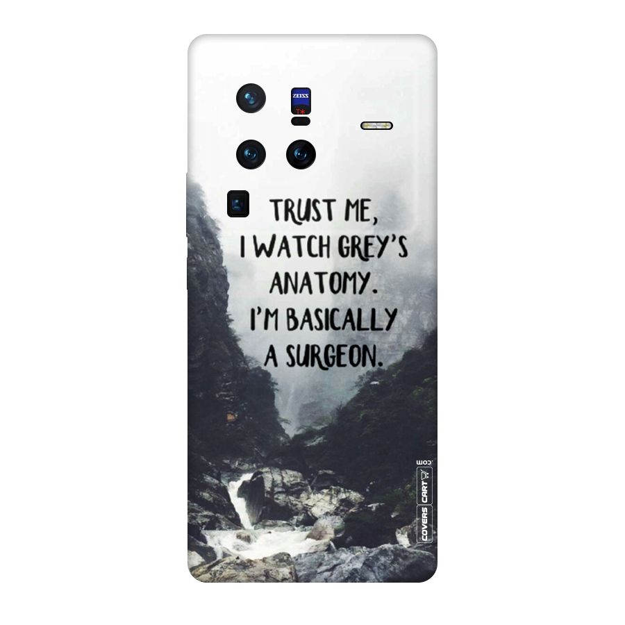I Am A Surgeon Original Polycarbonate Back Case for Vivo X80