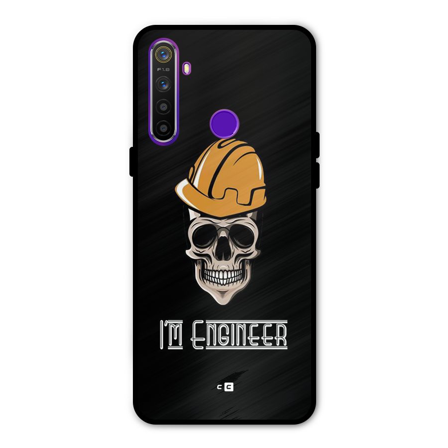 I Am Engineer Glass Back Case for Realme 5s