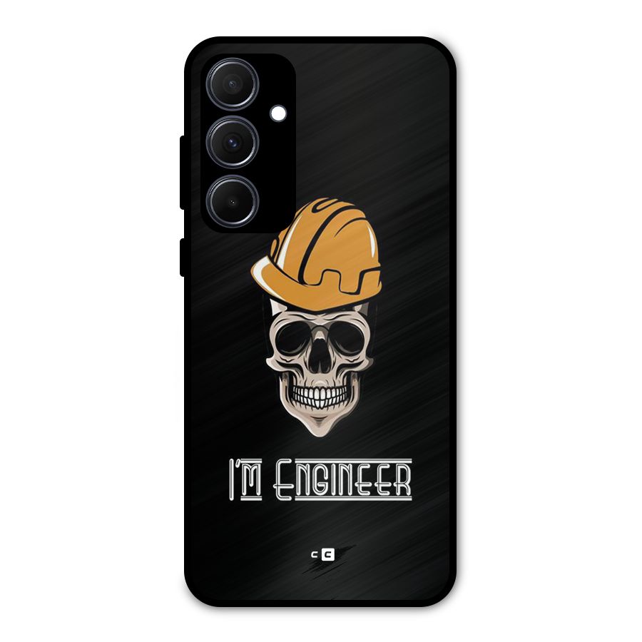 I Am Engineer Metal Back Case for Galaxy A35