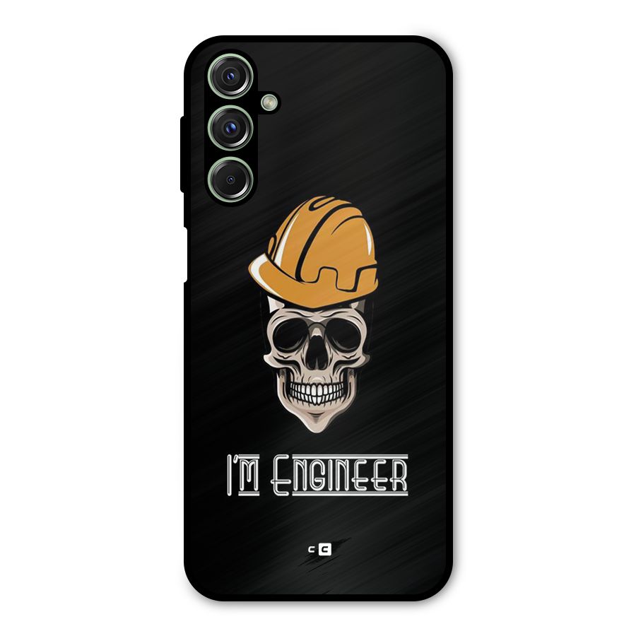 I Am Engineer Metal Back Case for Galaxy M34