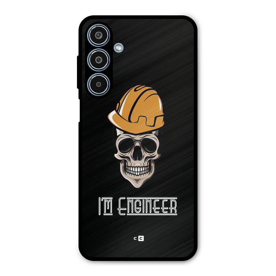 I Am Engineer Metal Back Case for Galaxy M35